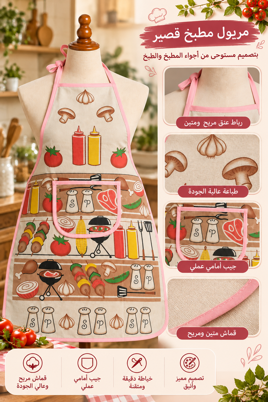 مريول مبطن — باربكيو